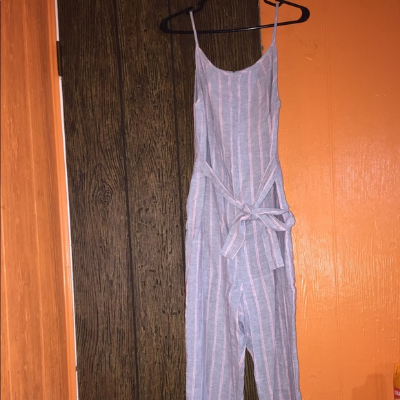 Offon linen shoestring jumpsuit - Picture 5 of 14